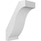 Ekena Millwork 5-in. W x 8-in. D x 12-in. H Baker Architectural Grade PVC Knee Brace BRCP05X08X12BKR - alternate 1